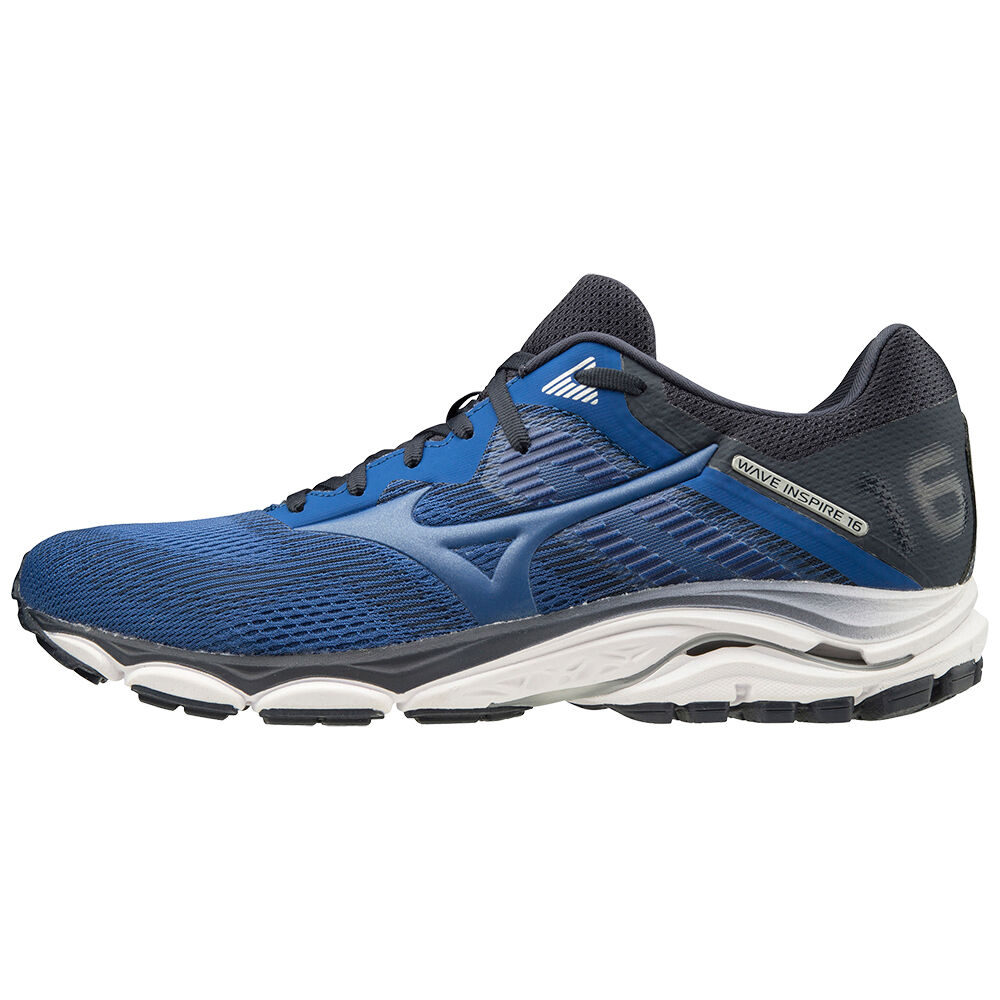 Tenis Para Correr Mizuno Wave Inspire 16 Para Hombre Azules/Azul Marino 8157429-FO